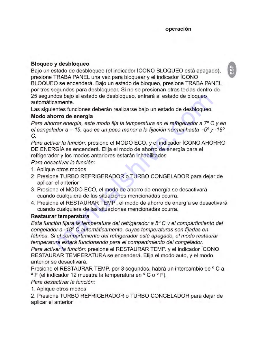 FULGOR FM36CDFDS1 Скачать руководство пользователя страница 50