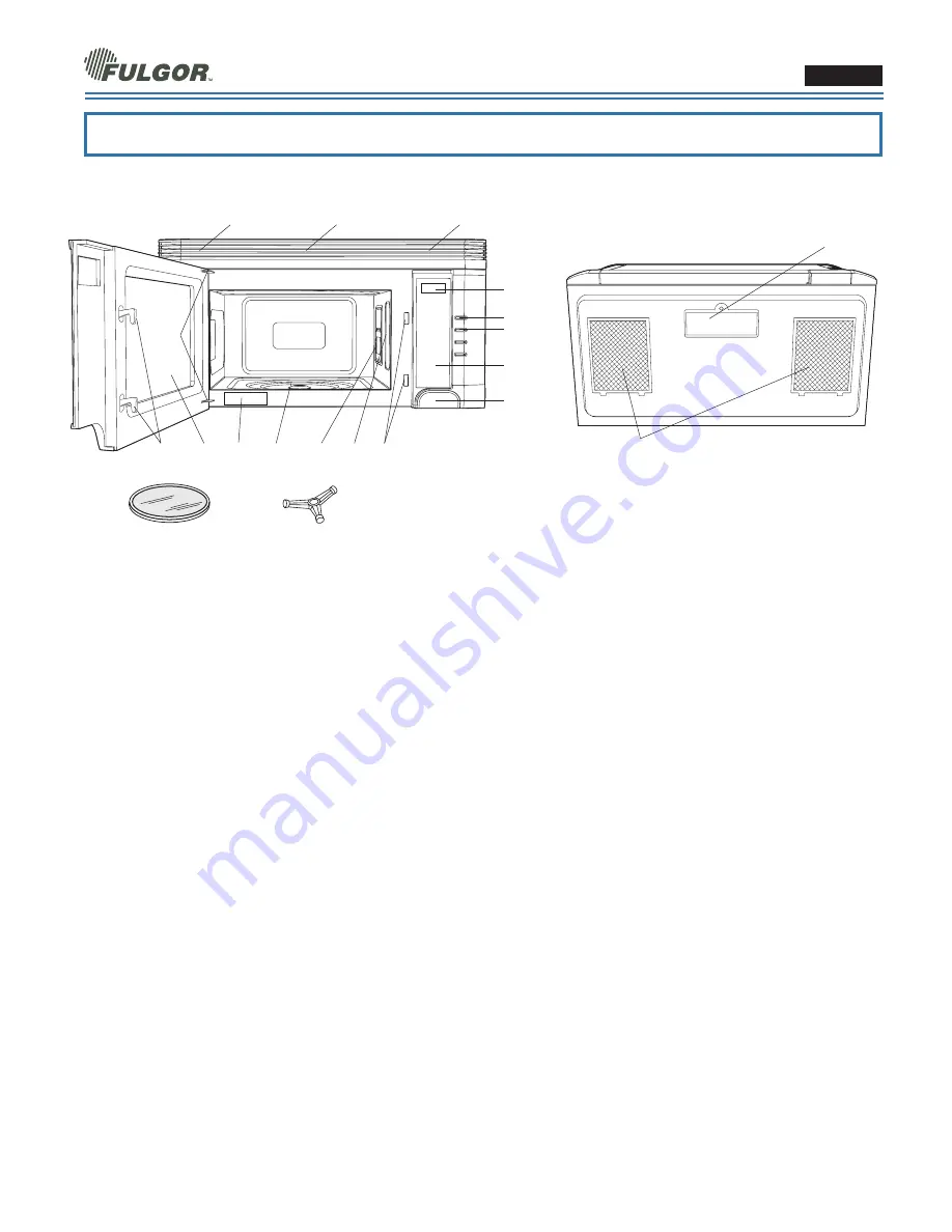 FULGOR MWOR330A2ABL Use & Care Manual Download Page 9