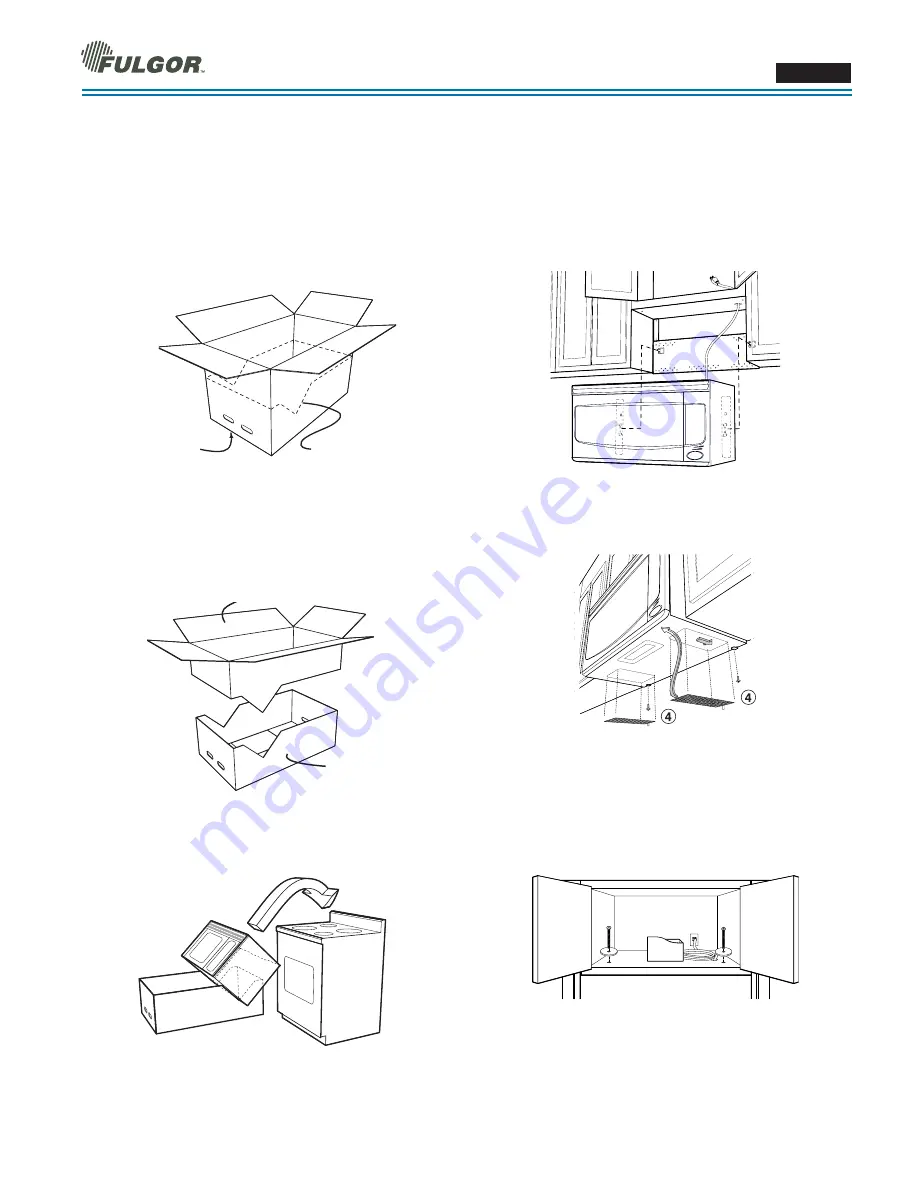 FULGOR MWOR530A2ASS Installation Manual Download Page 17