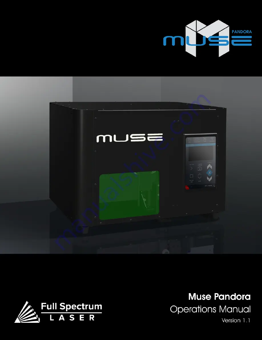 Full Spectrum Laser Muse Galvo Скачать руководство пользователя страница 1