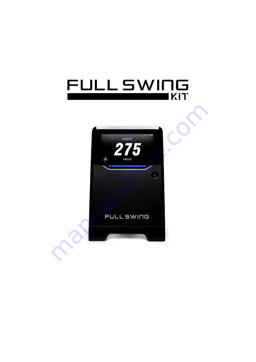 Full Swing KIT Quick Start Manual Download Page 1