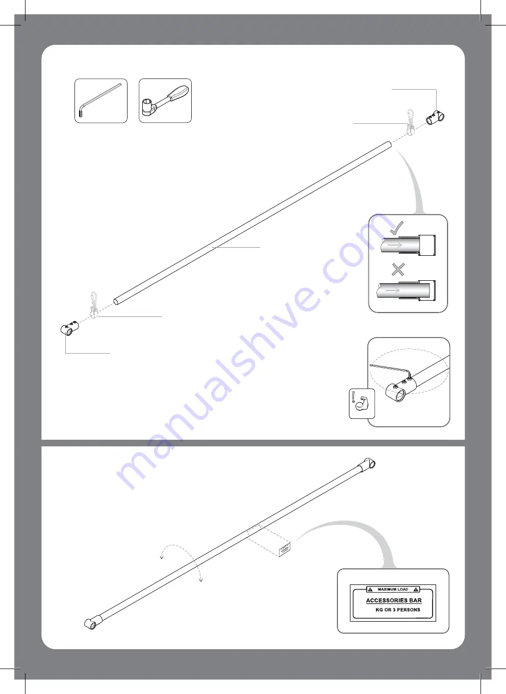 FUNKY MONKEY BARS ACCESSORIES BAR Скачать руководство пользователя страница 8