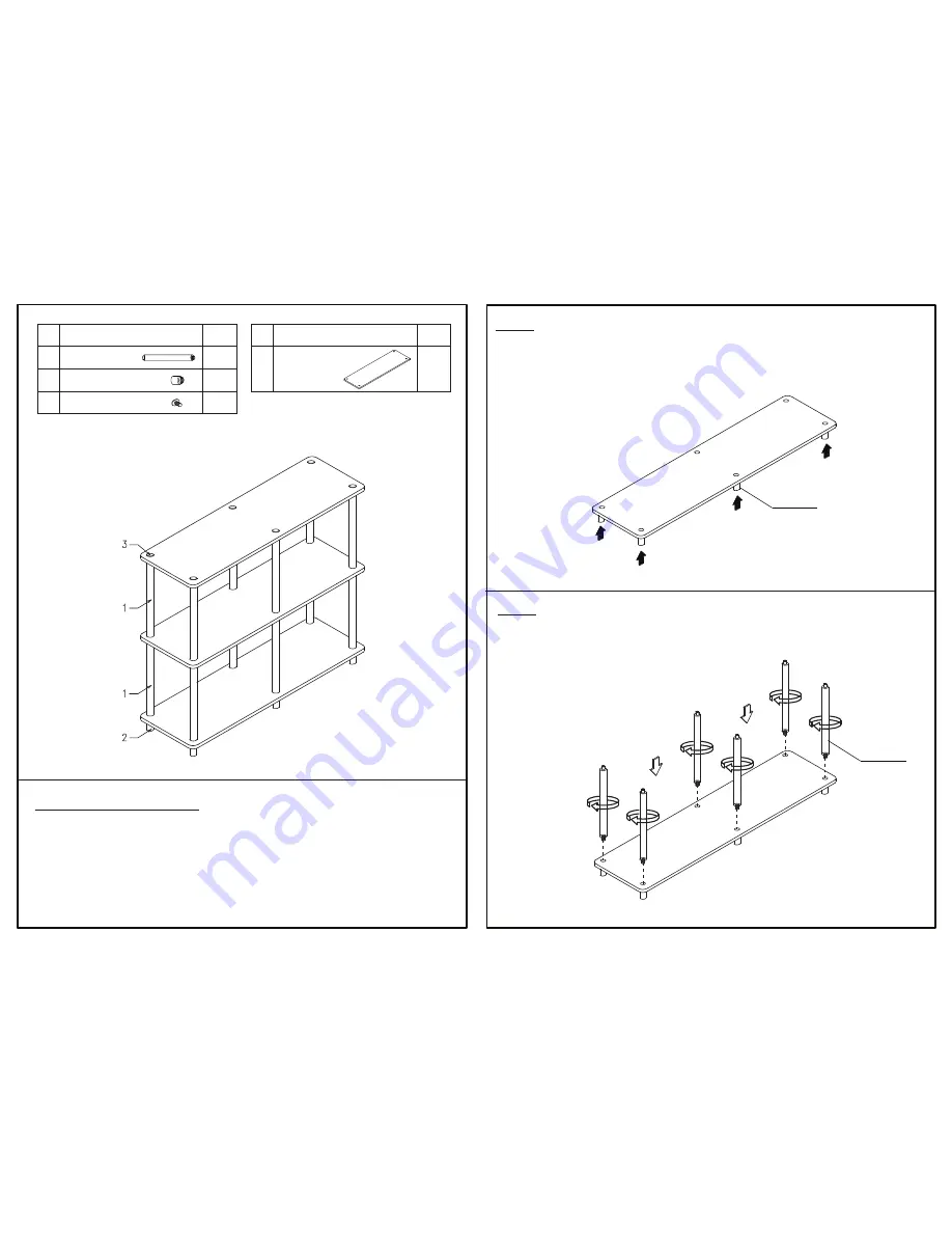 Furinno 99130 Assembly Instruction Download Page 2