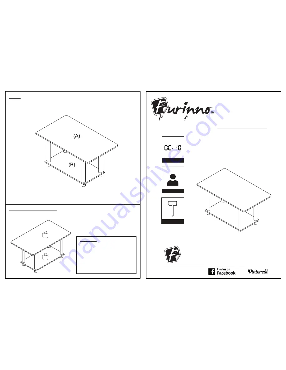 Furinno 99192 Assembly Instruction Download Page 1