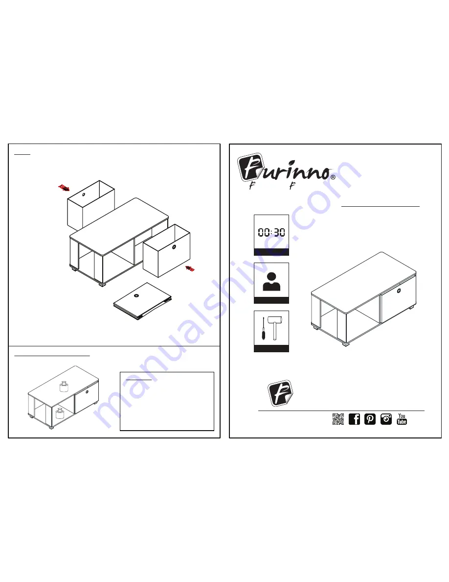 Furinno 99954 Скачать руководство пользователя страница 1