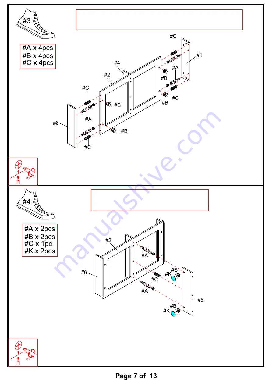 Furniture of America Amity CM4085C Скачать руководство пользователя страница 7