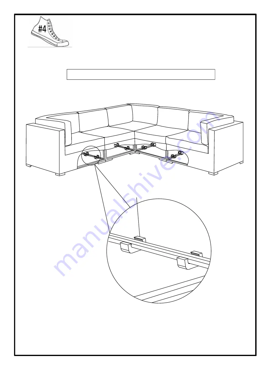 Furniture of America Aria CM-OS2115 Assembly Instructions Manual Download Page 6