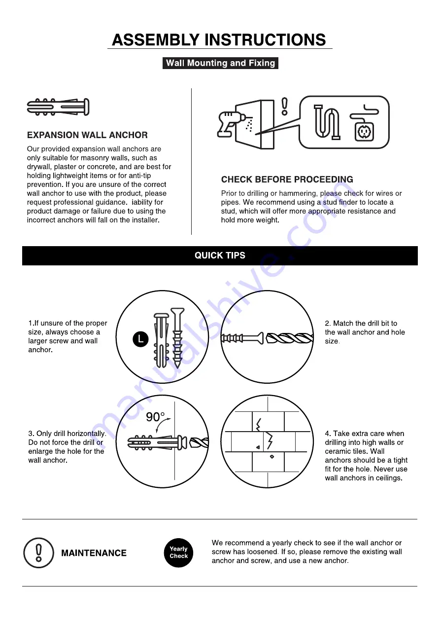 Furniture of America Belleterre CM7518D Assembly Instructions Manual Download Page 10