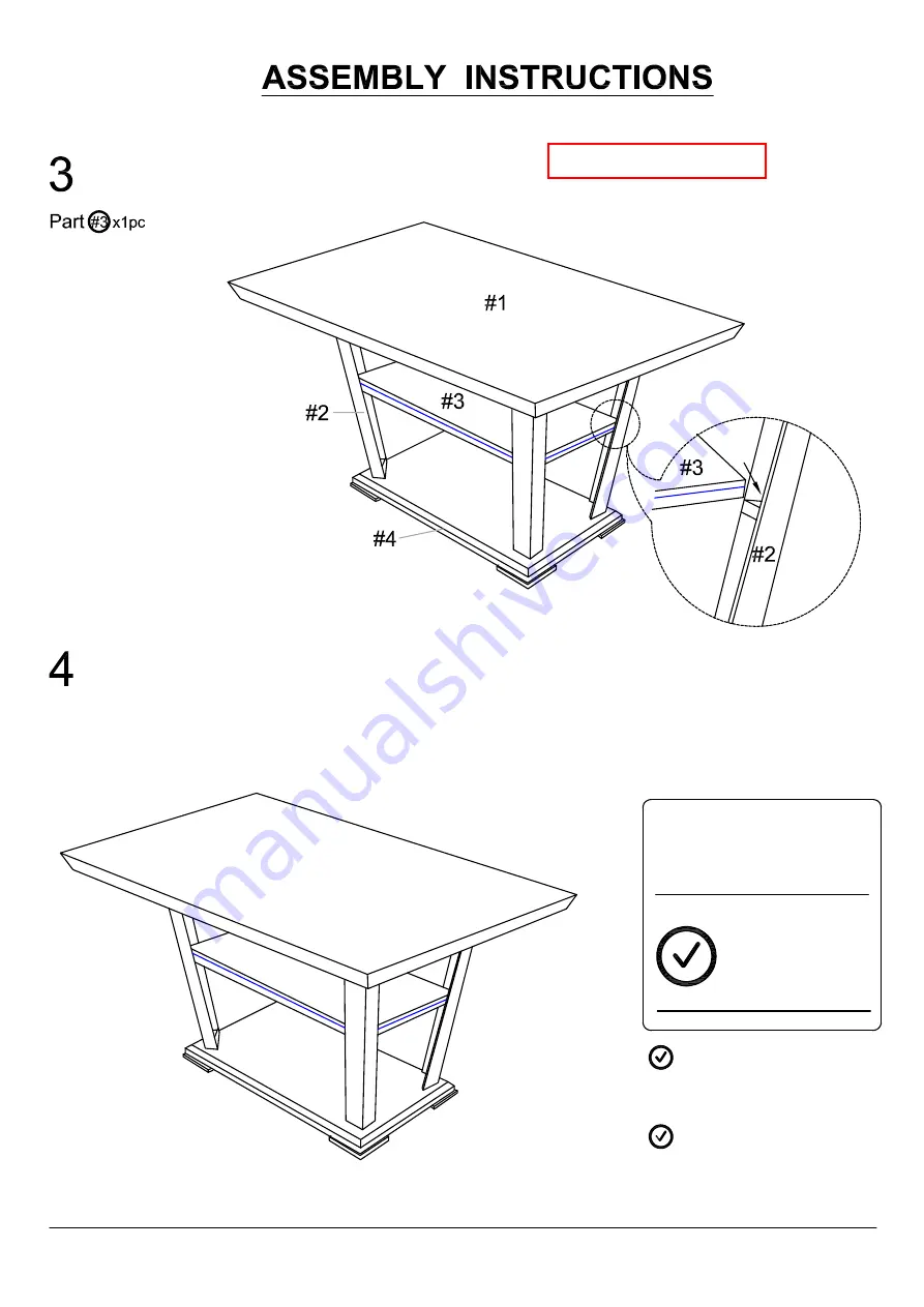 Furniture of America Clayton I CM3933T Скачать руководство пользователя страница 9