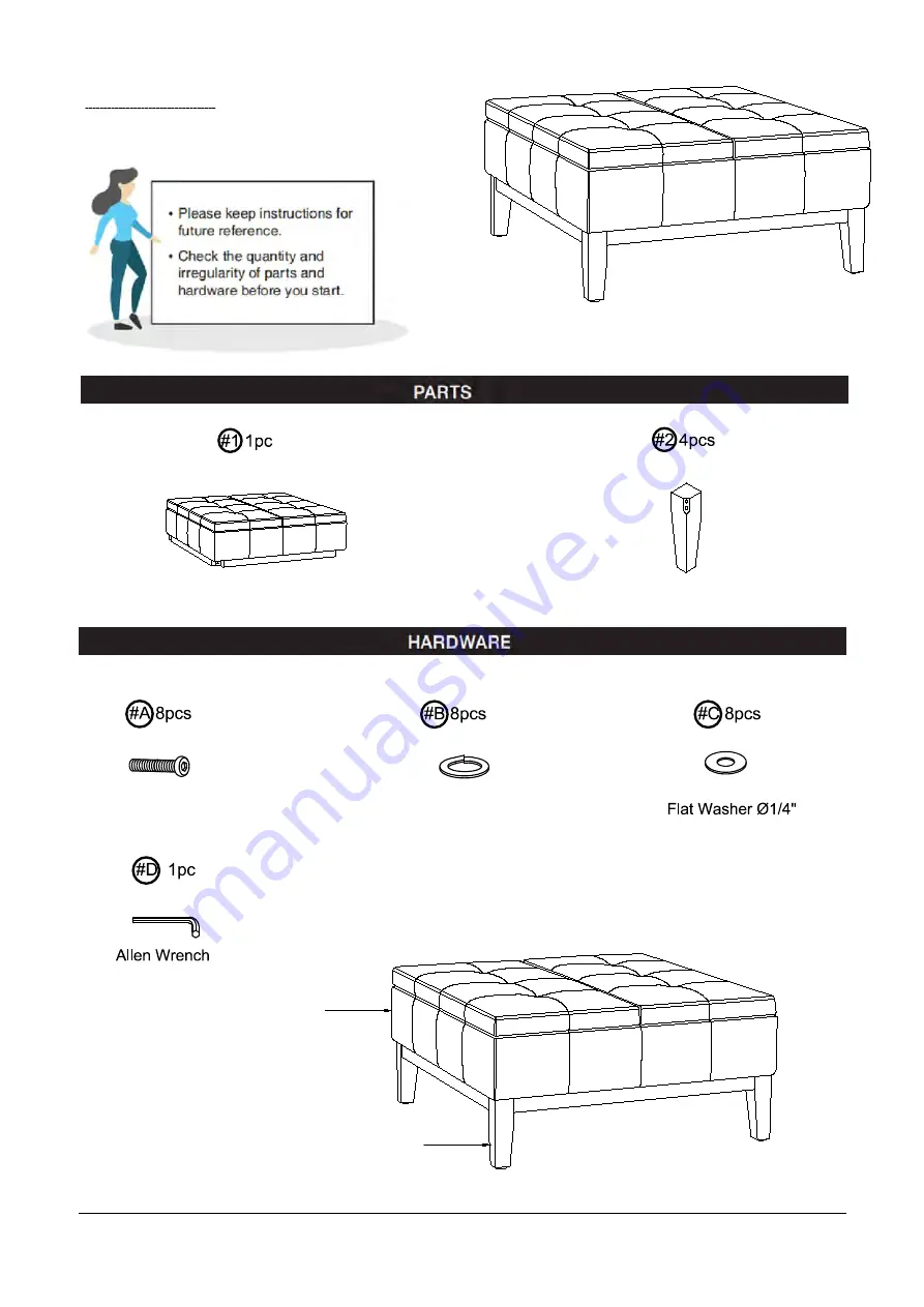 Furniture of America CM-AC365 Скачать руководство пользователя страница 5