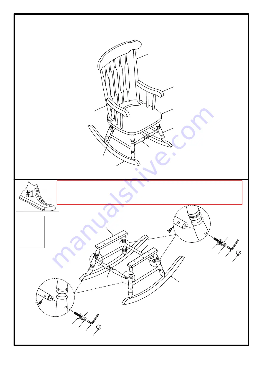 Furniture of America CM-AC6560 Assembly Instructions Manual Download Page 4