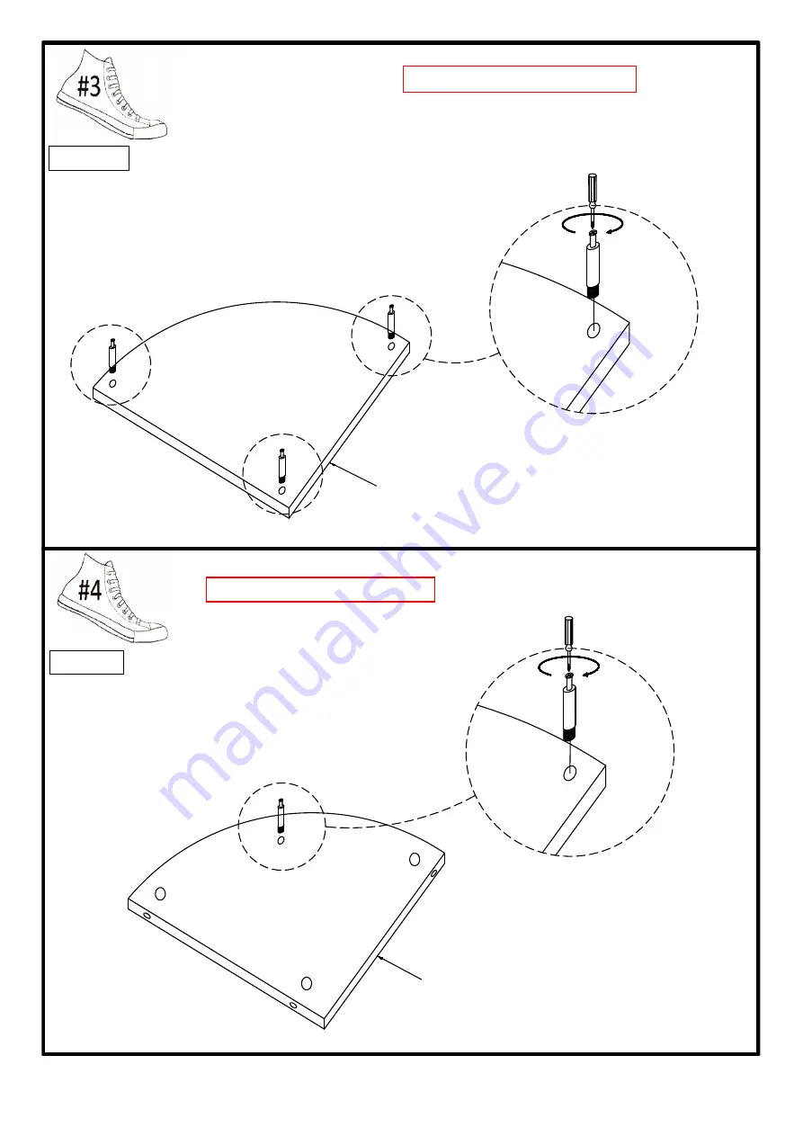 Furniture of America CM-AC805 Assembly Instructions Manual Download Page 6