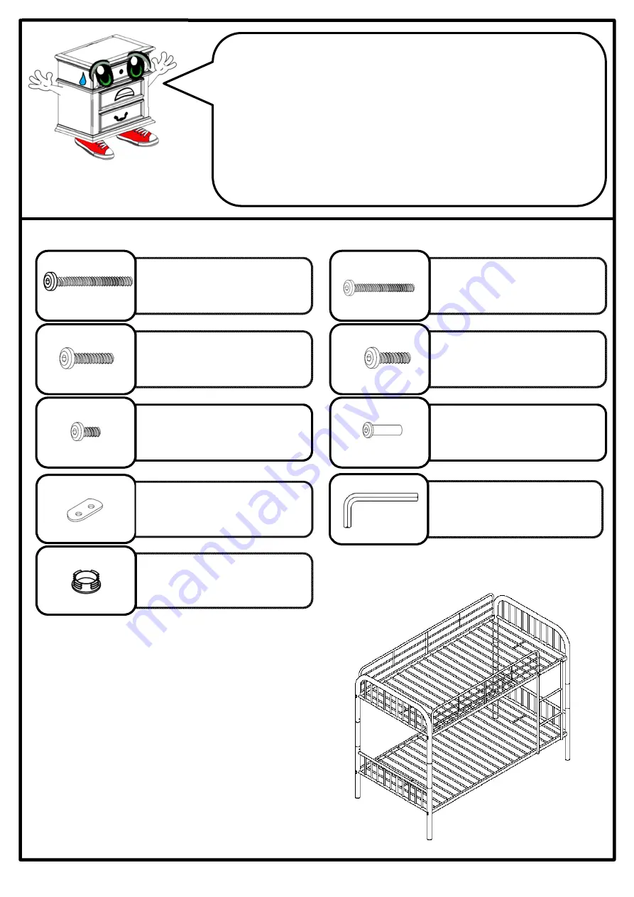 Furniture of America CM-BK1035 Скачать руководство пользователя страница 5