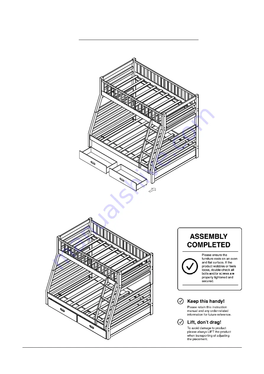 Furniture of America CM-BK601 Assembly Instructions Manual Download Page 14