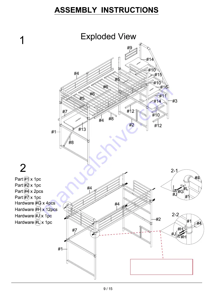 Furniture of America CM-BK657 Скачать руководство пользователя страница 9