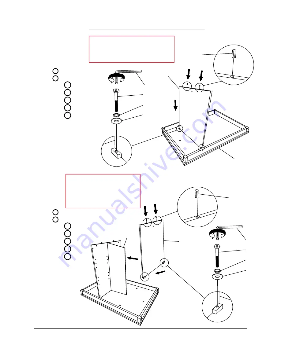 Furniture of America CM3493PT-5PK Assembly Instructions Manual Download Page 6