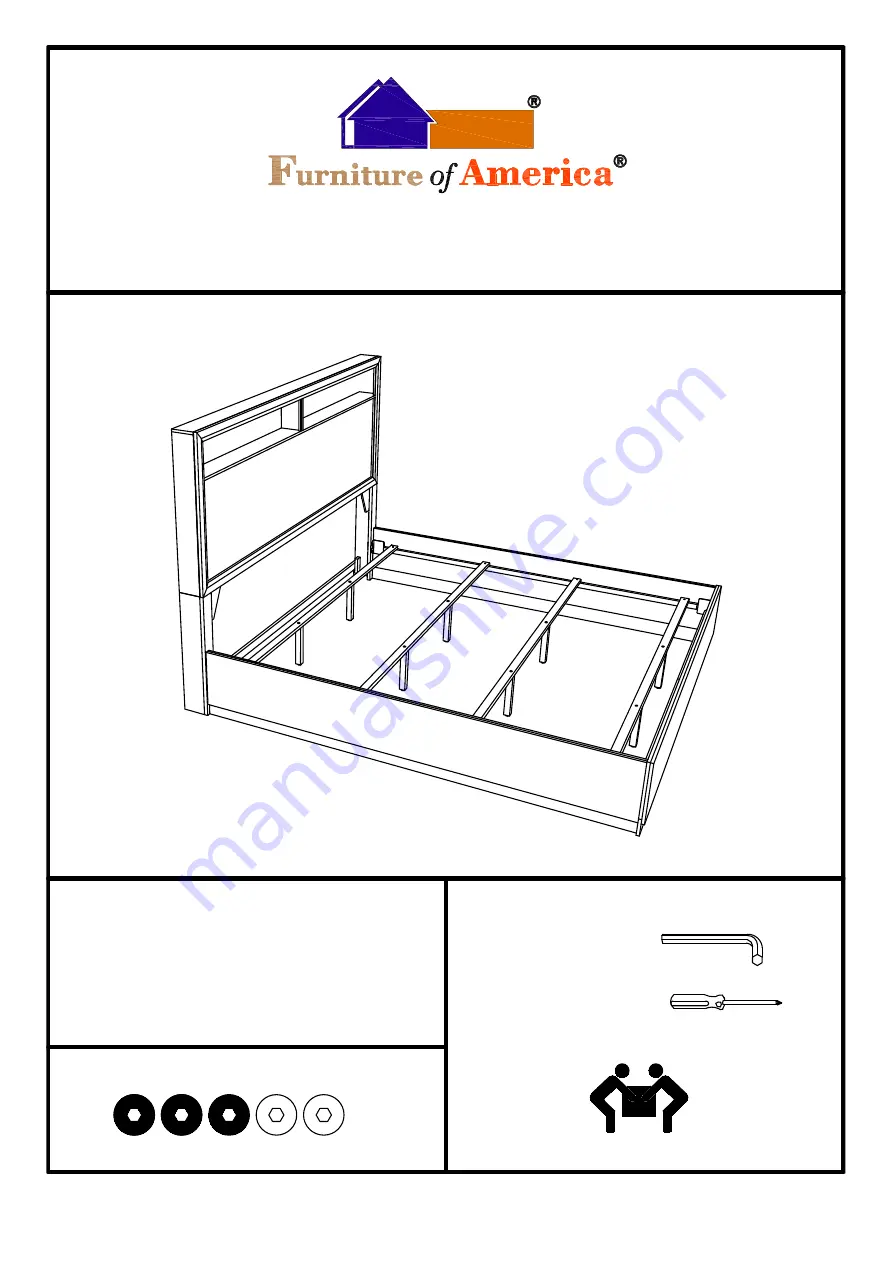 Furniture of America CM7549Q Assembly Instructions Manual Download Page 13