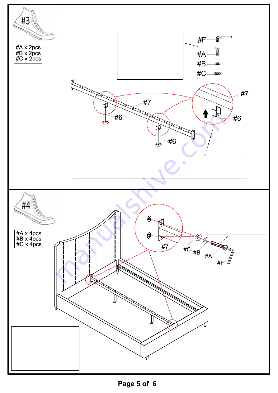 Furniture of America CM7678CK Скачать руководство пользователя страница 5