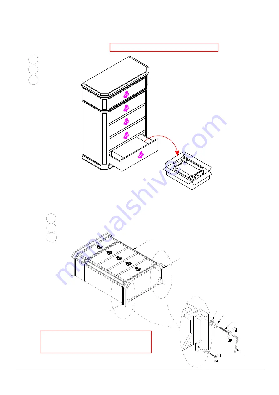 Furniture of America CM7751C Скачать руководство пользователя страница 6