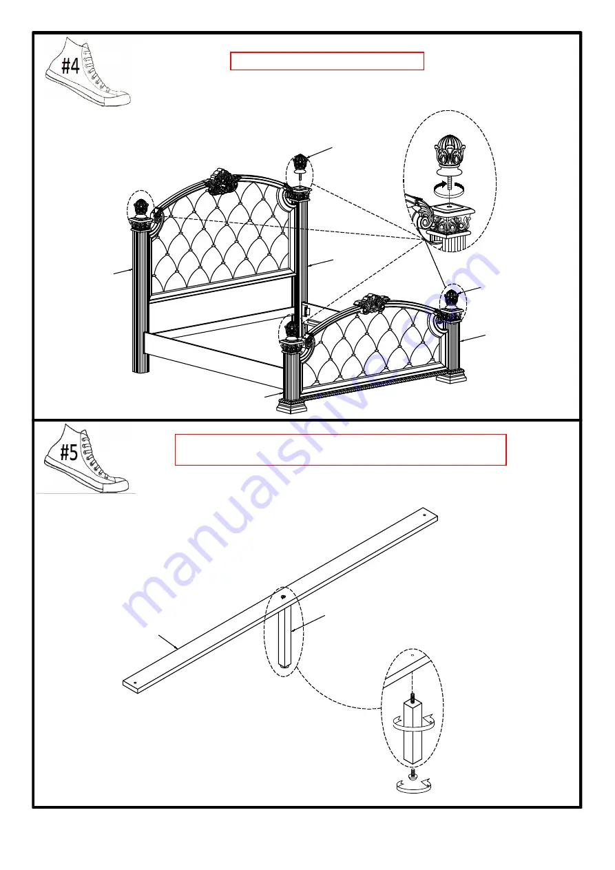 Furniture of America CM7800Q Скачать руководство пользователя страница 6