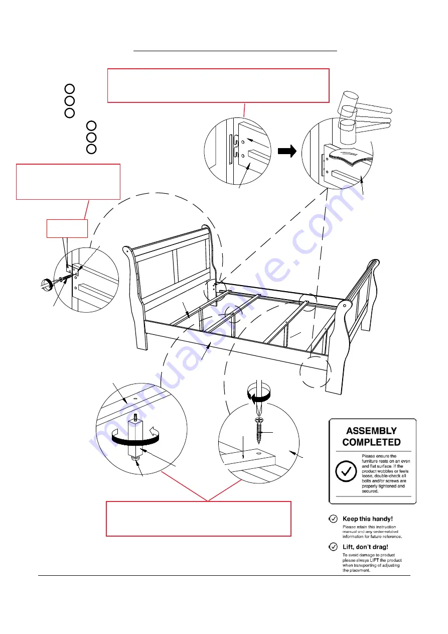 Furniture of America CM7966-F Скачать руководство пользователя страница 8