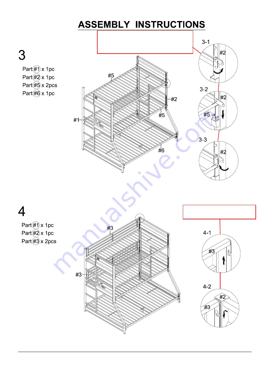 Furniture of America Dicarlo FOA-BK971 Скачать руководство пользователя страница 8