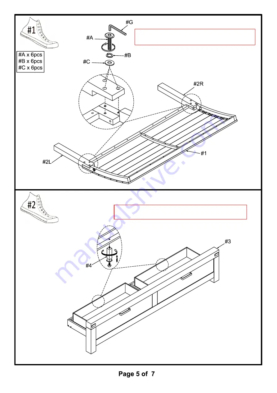 Furniture of America Dion CM7361CK Скачать руководство пользователя страница 5