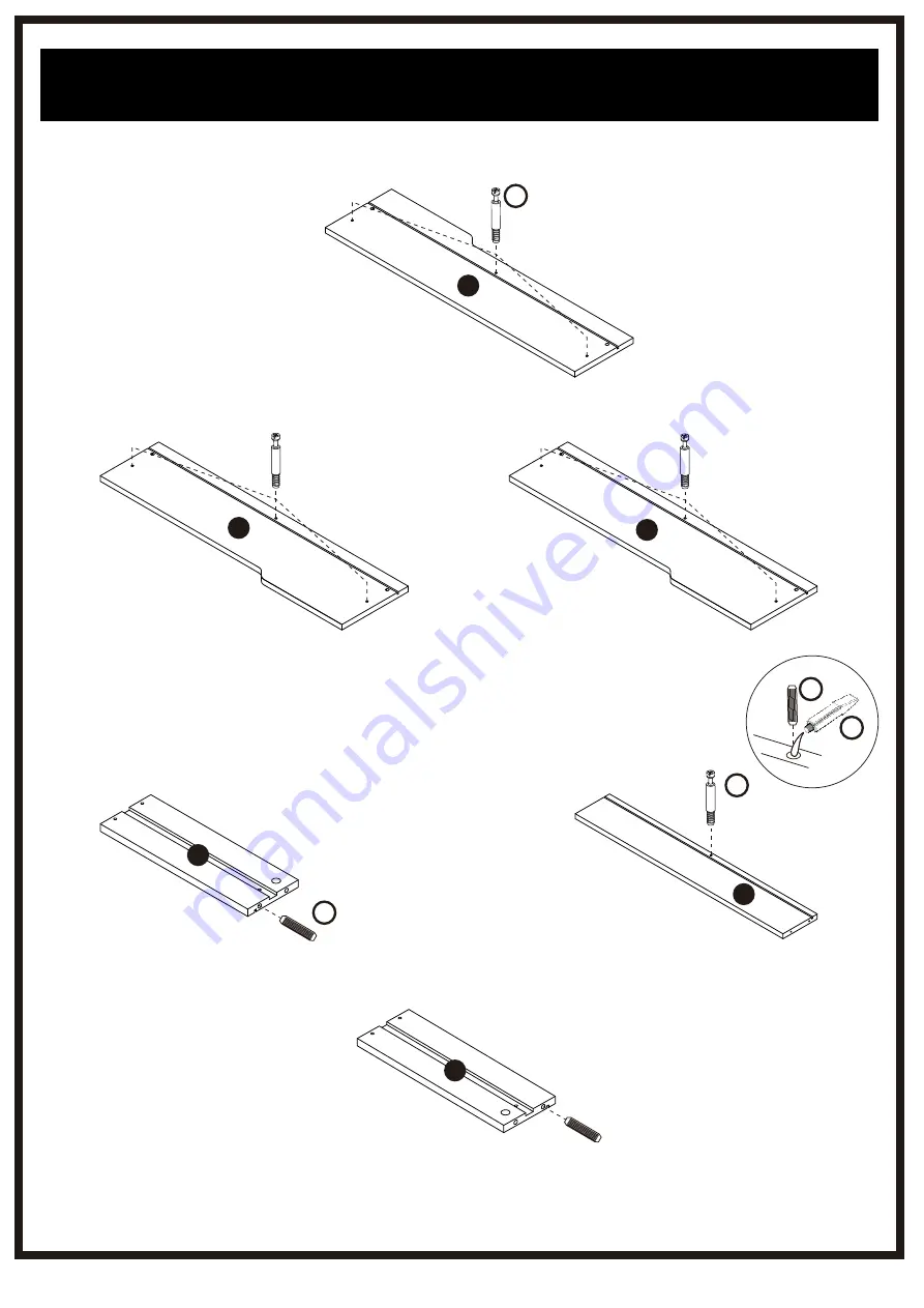 Furniture of America YNJ-1463 Assembly Instructions Manual Download Page 9