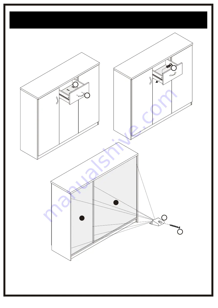 Furniture of America YNJ-1504 Assembly Instructions Manual Download Page 11