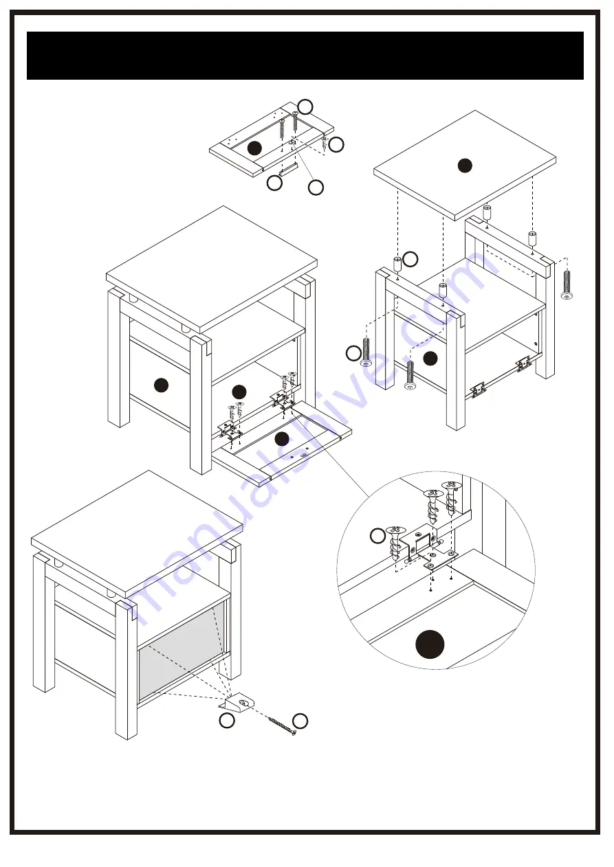 Furniture of America YNJ-1530 Скачать руководство пользователя страница 8