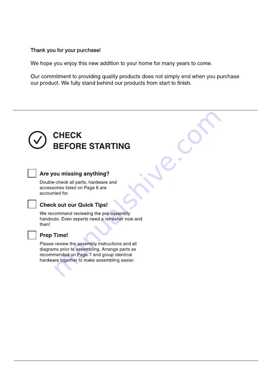 Furniture of America YNJ-1532C5 Assembly Instructions Manual Download Page 2