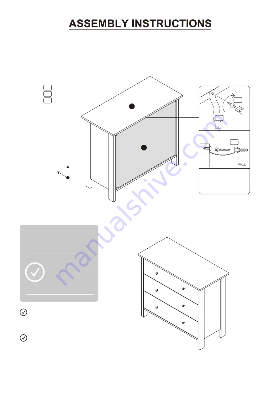 Furniture of America YNJ-19603C24-S Assembly Instructions Manual Download Page 14