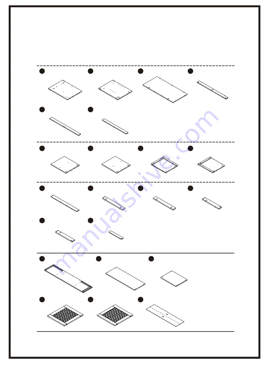 Furniture of America YNJ-1984C25 Assembly Instructions Manual Download Page 7