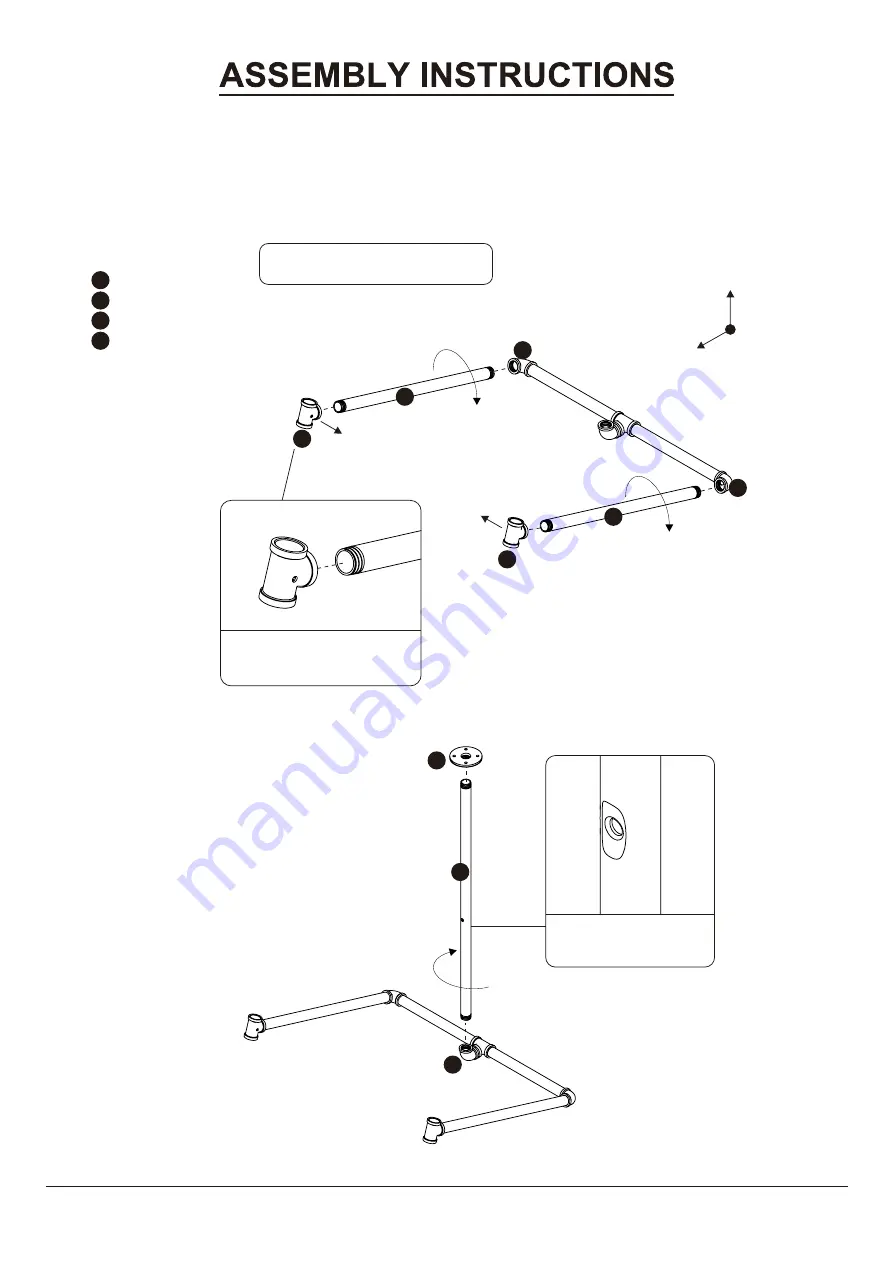 Furniture of America YNJ-2052C25-DS Assembly Instruction Manual Download Page 15