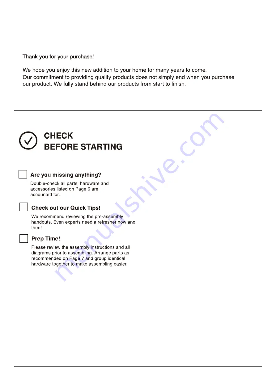 Furniture of America YNJ-906-1 Assembly Instructions Manual Download Page 2