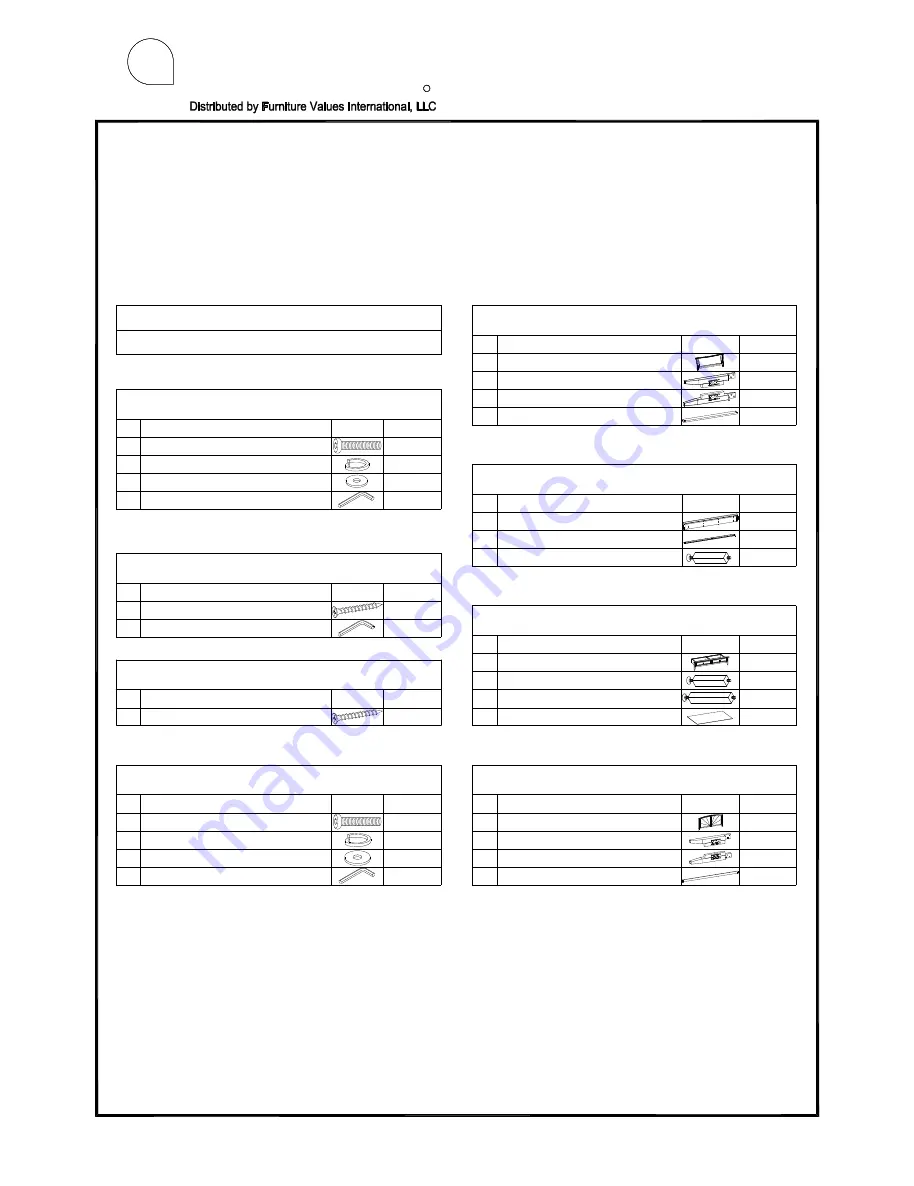 Furniture Values International Aspenhome IKJ-400-KD Assembly Instructions Download Page 2