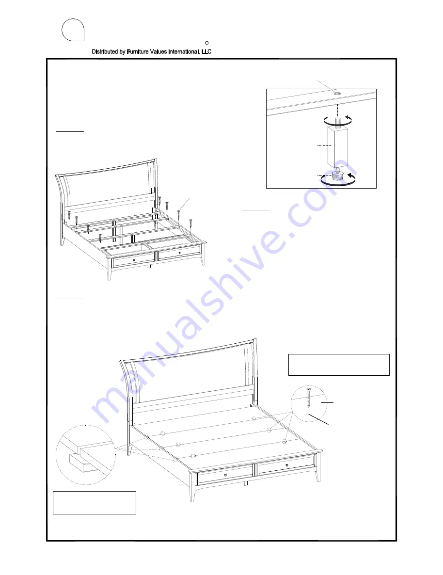 Furniture Values International Aspenhome IKJ-400-KD Assembly Instructions Download Page 4