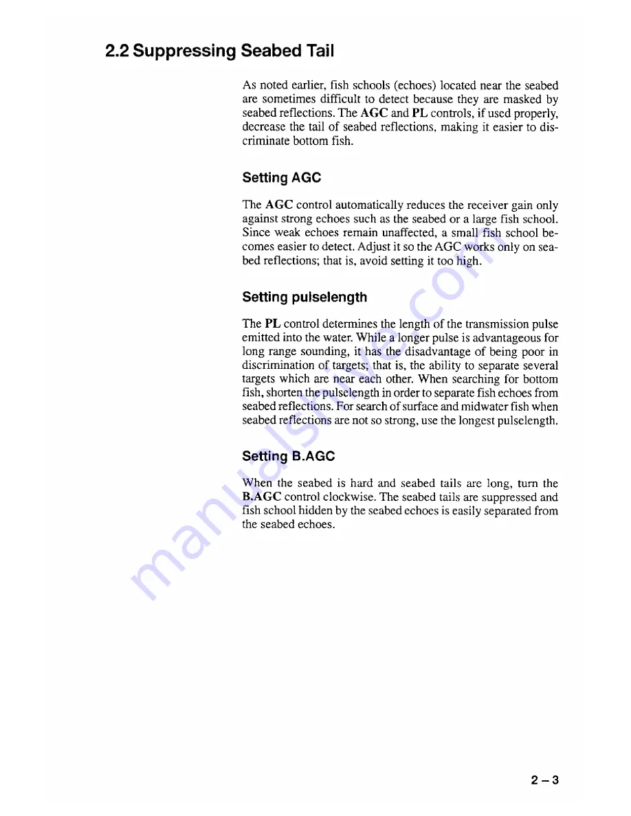 Furuno COLOR SCANNING CSH-55 Operator'S Manual Download Page 25