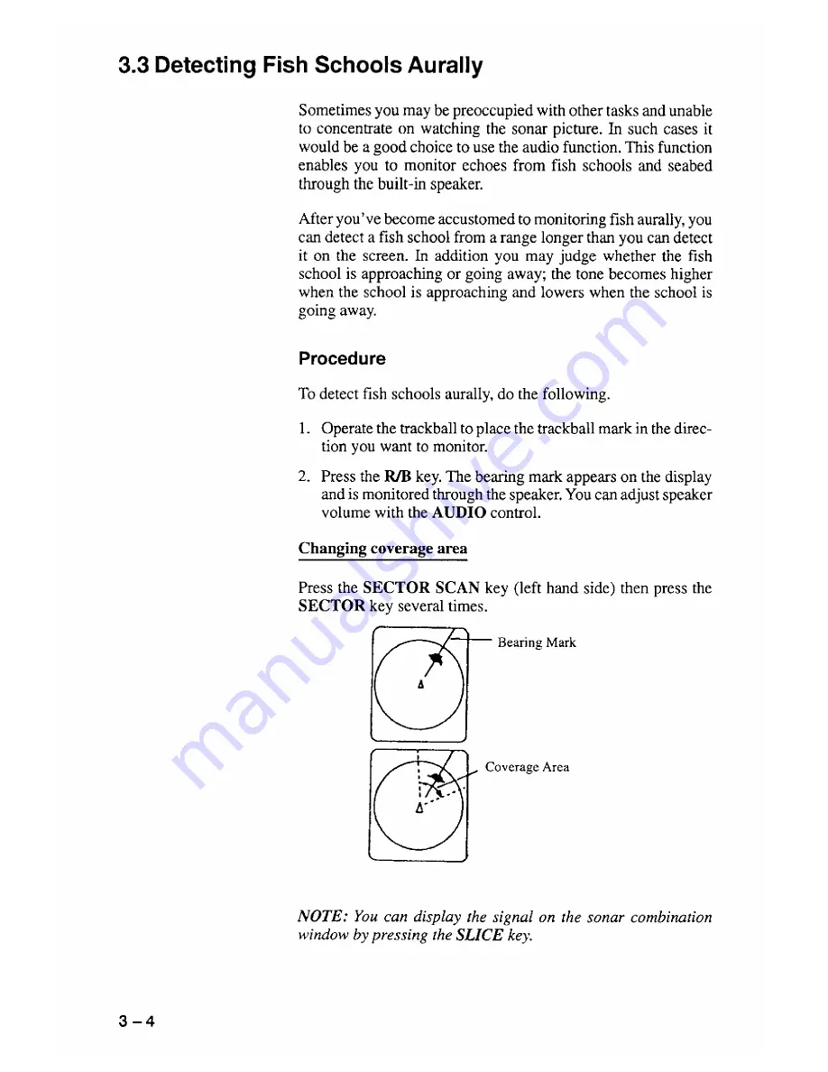 Furuno COLOR SCANNING CSH-55 Operator'S Manual Download Page 32