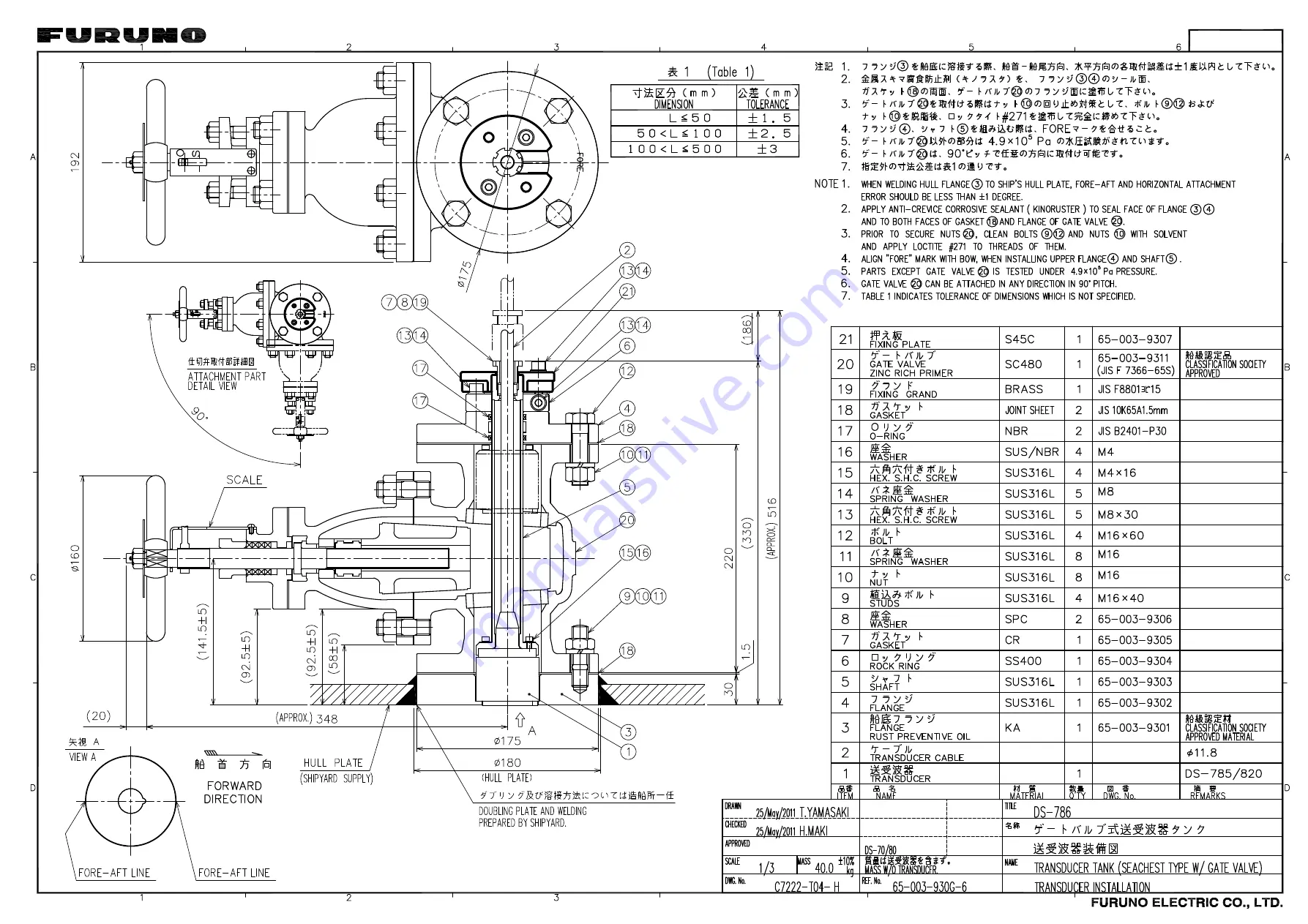 Furuno DS-8500 Скачать руководство пользователя страница 92