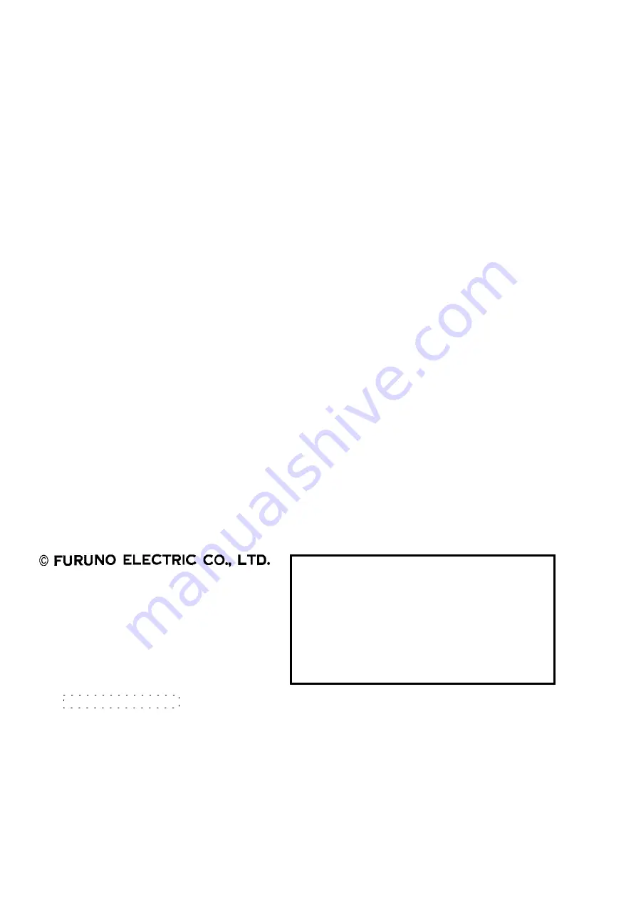 Furuno FELCOM 15 Operator'S Manual Download Page 2