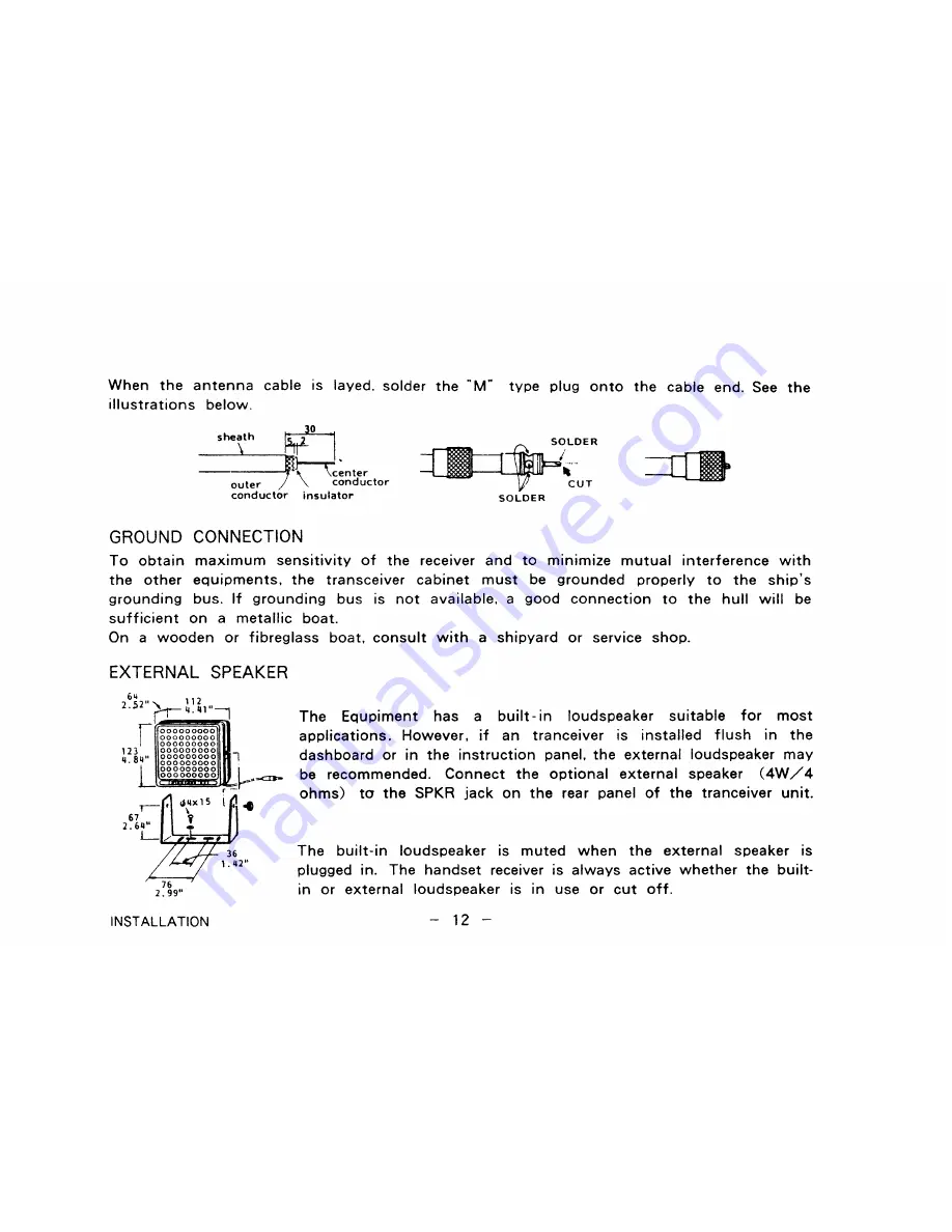 Furuno FM-2520 Скачать руководство пользователя страница 22