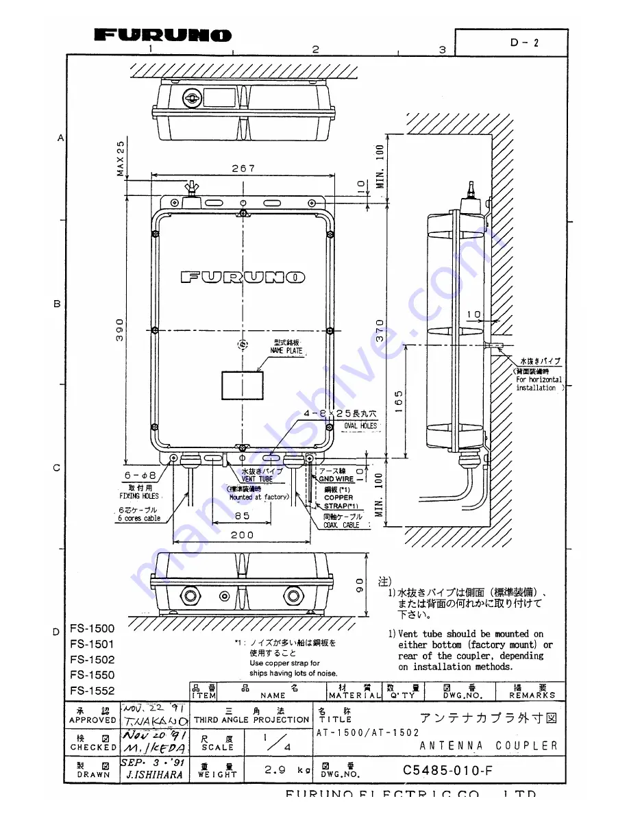 Furuno FS-1502 Скачать руководство пользователя страница 103