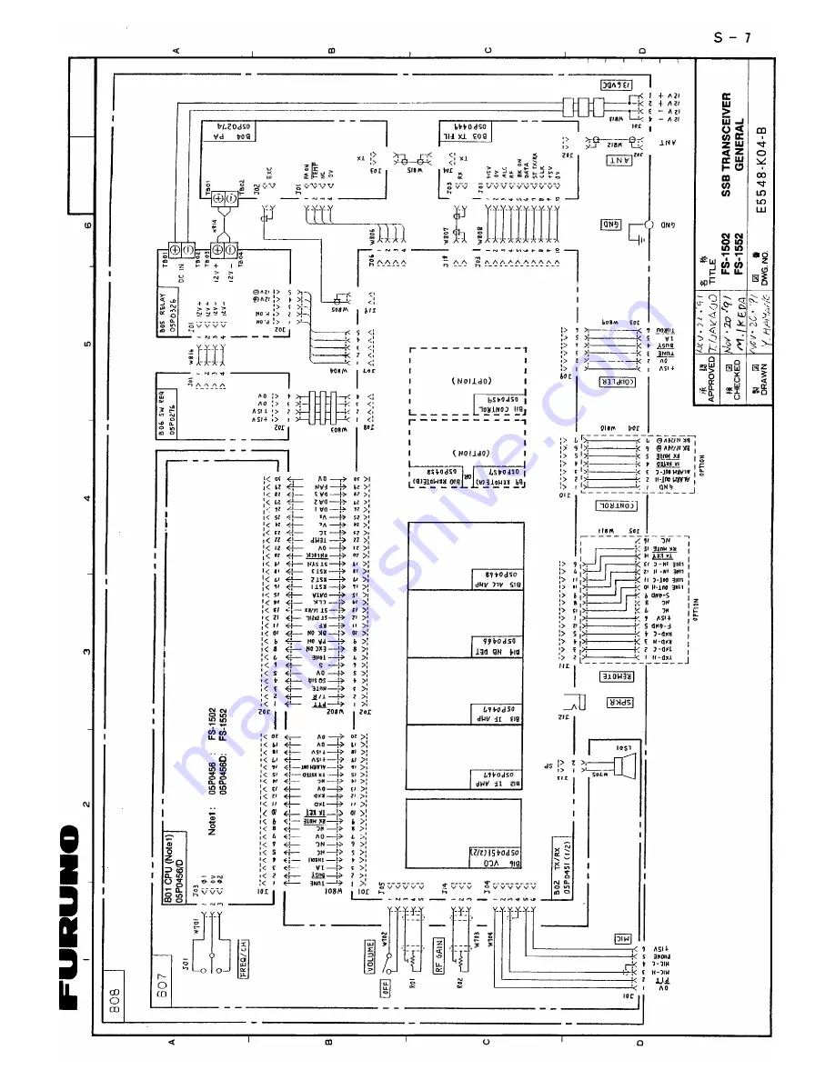 Furuno FS-1502 Скачать руководство пользователя страница 112