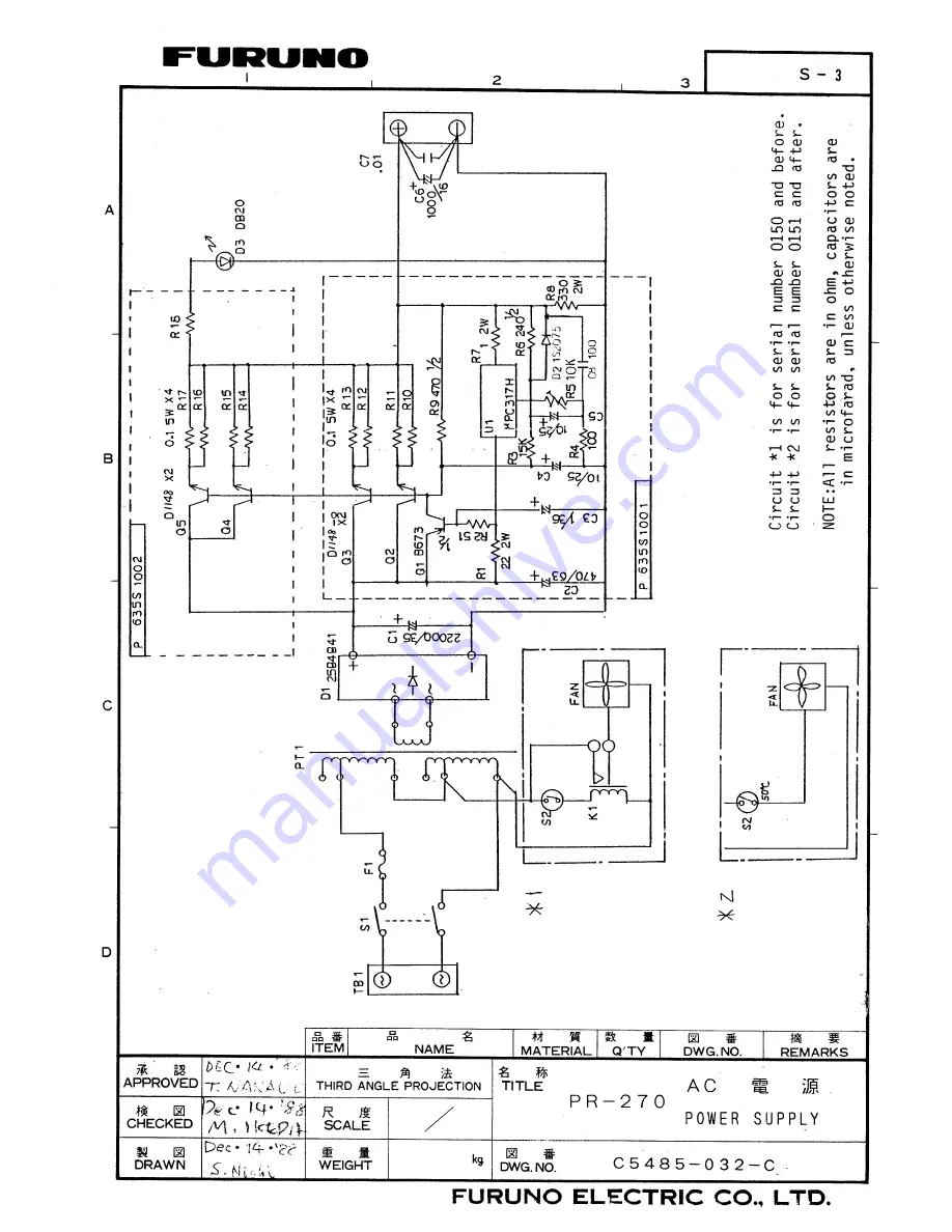 Furuno FS-1550 Owner'S Manual Download Page 59