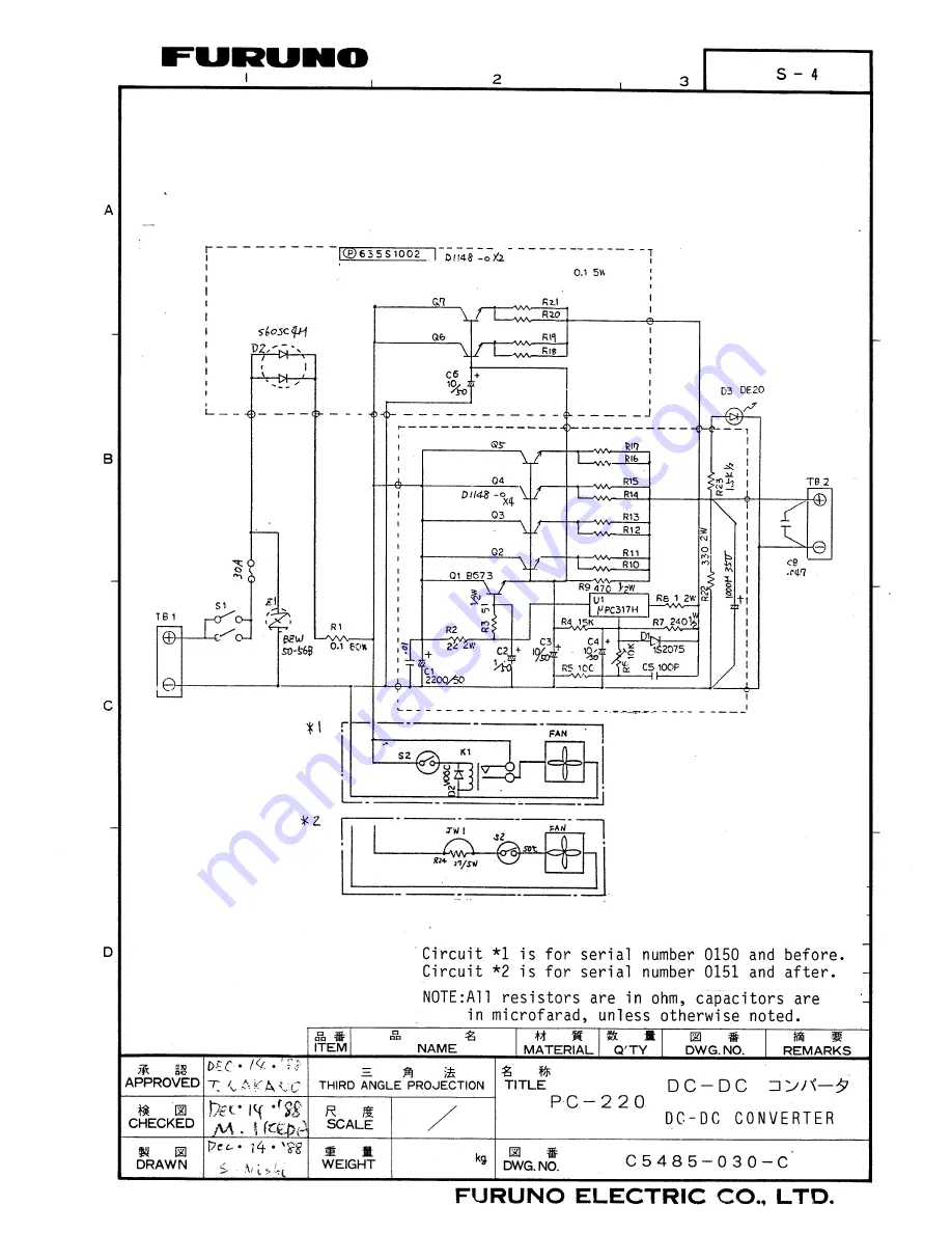 Furuno FS-1550 Скачать руководство пользователя страница 60