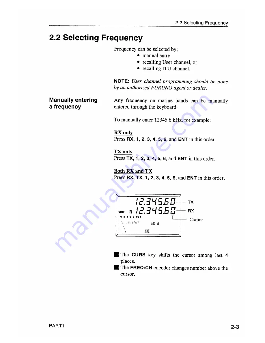 Furuno FS-1552 Operator'S Manual Download Page 19