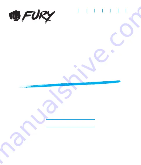 Fury Hellfire Quick Installation Manual Download Page 1