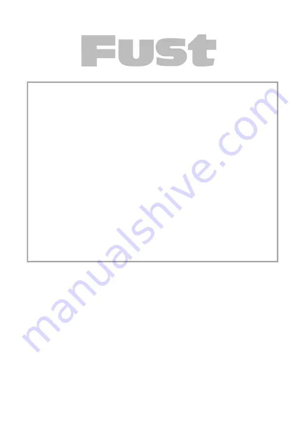 FUST NOVAMATIC EK1260NFLI User Manual Download Page 38