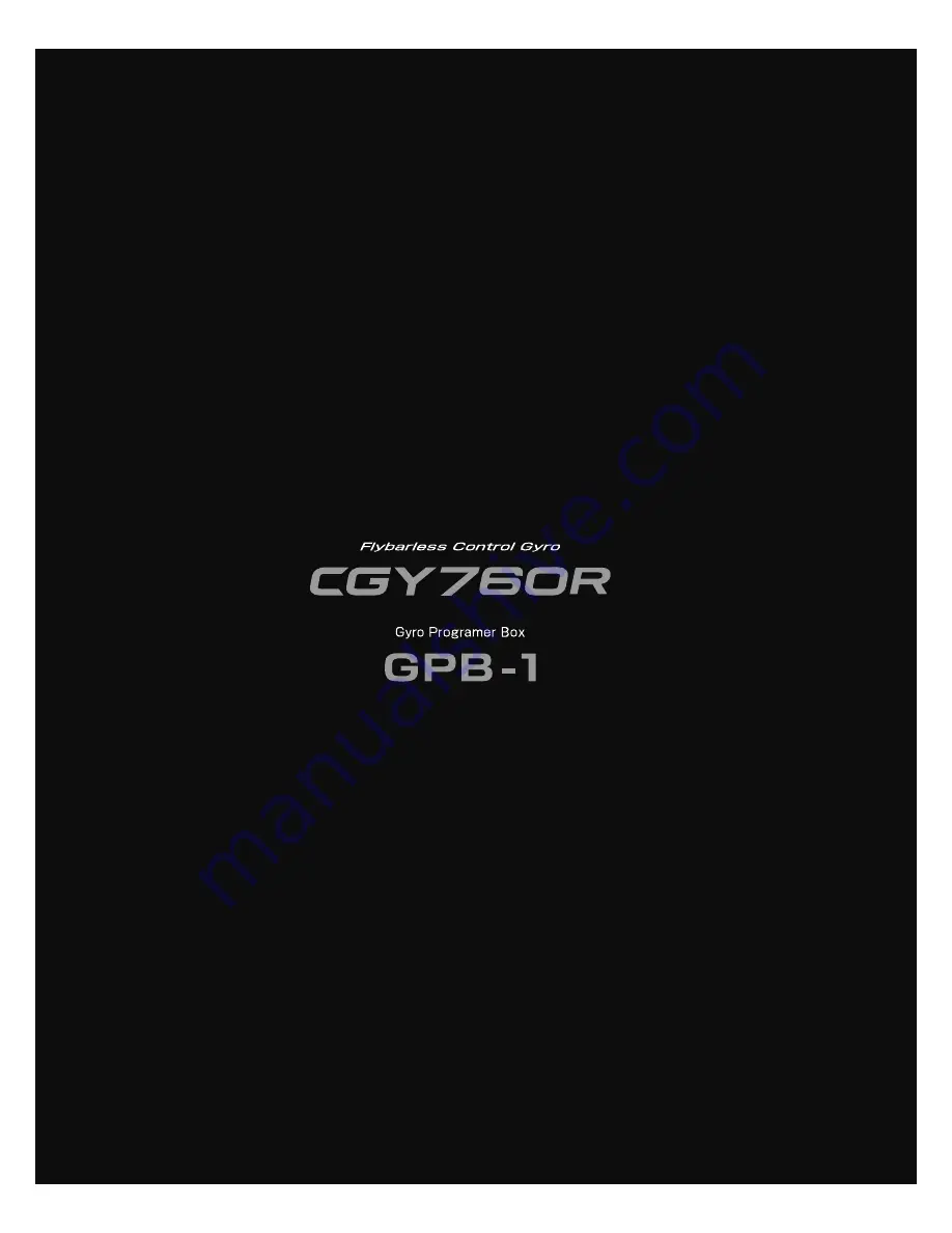 FUTABA CGY760R Instruction Manual Download Page 94